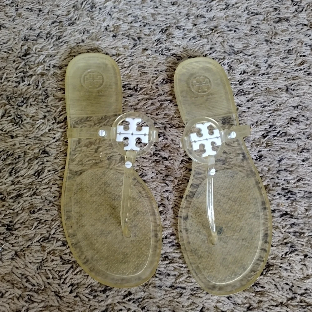 Tory Burch Mini Miller Flat jelly Thong sz 8